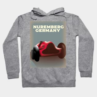 Nuremberg Germany Racing poster Hoodie